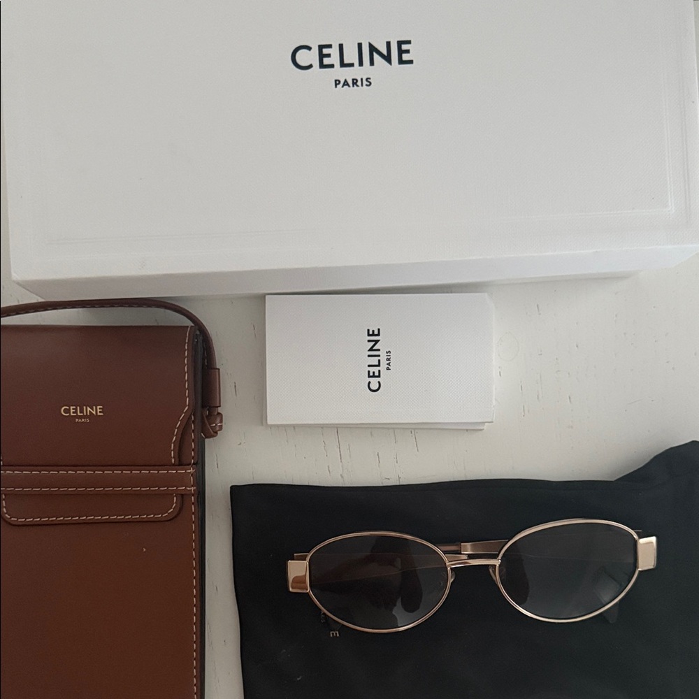 Celine oval sunglasses with Case